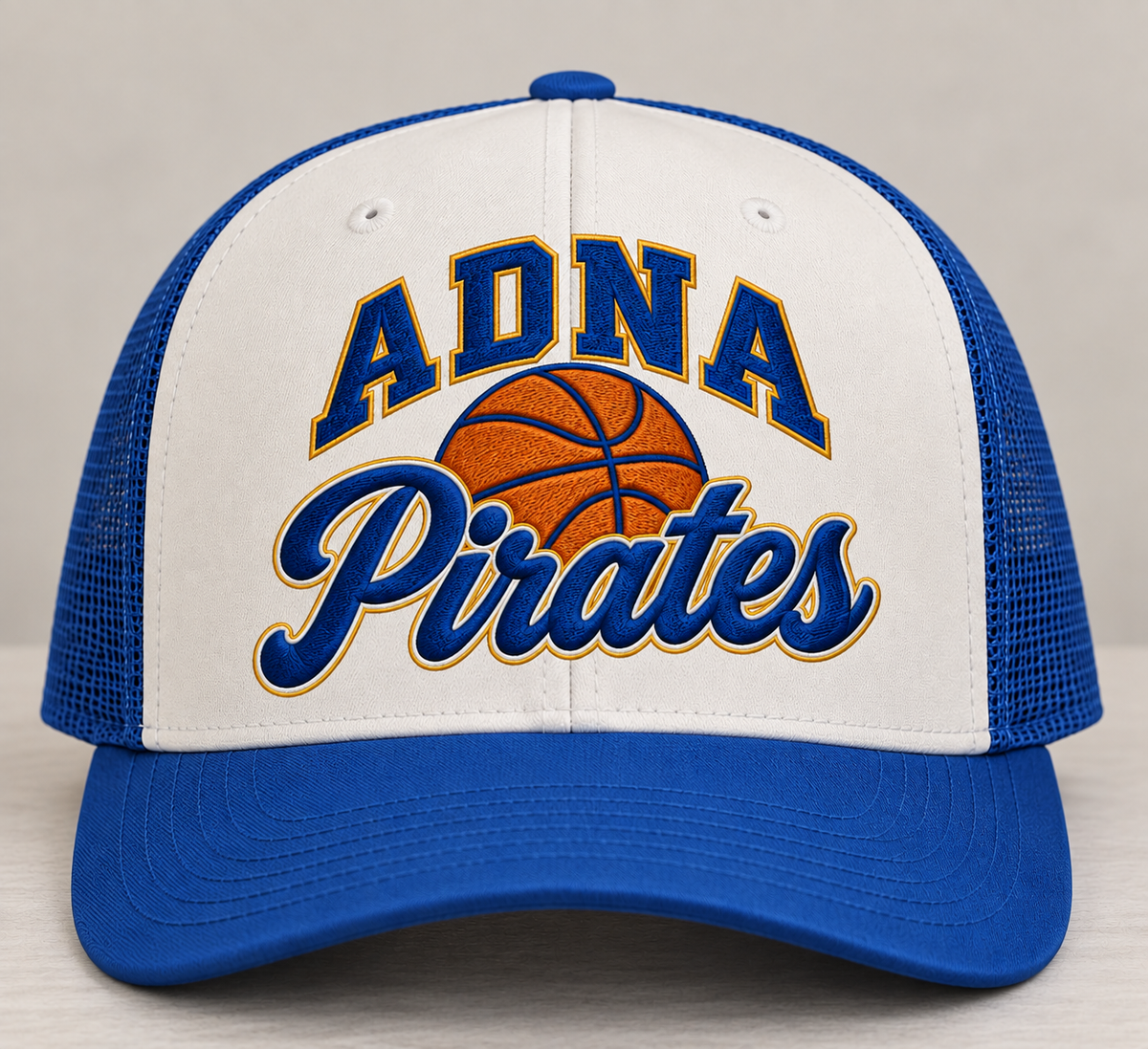 Pirate Basketball Hat-Embroidered
