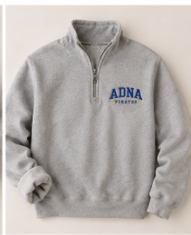 Adna Spirit Wear 1/4 Zip Sweatshirt