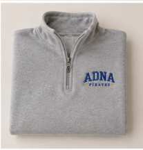 Adna Spirit Wear 1/4 Zip Sweatshirt