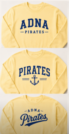 Adna Spirit Wear ADULT Crewneck-Center Design