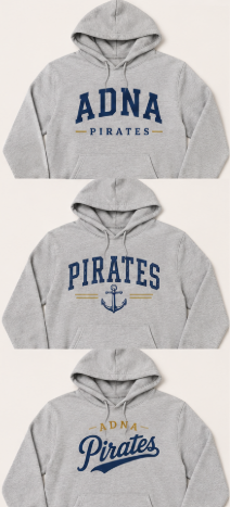 Adna Spirit Wear ADULT Hoodie-Large Design